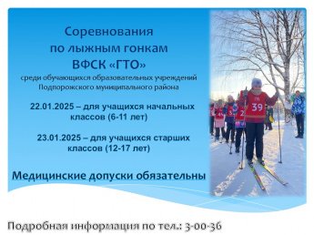 Соревнования по лыжным гонкам ВФСК "ГТО"