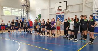 Соревнования по волейболу среди смешанных команд, посвящённые Дню физкультурника