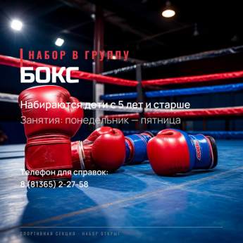 Набираем группу по боксу!