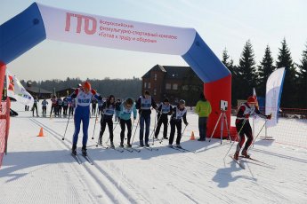 Выполнение нормативов ГТО в зимнее время! 