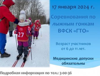 Соревнования по лыжным гонкам ВФСК "ГТО"