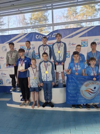 Первенство Ленинградской области по плаванию среди юношей и девушек 11-13 лет